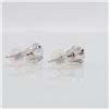 Image 2 : 10K WHITE GOLD MOISSANITE(1.52CT) EARRINGS