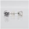 Image 4 : 10K WHITE GOLD MOISSANITE(1.52CT) EARRINGS