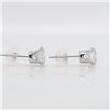 Image 5 : 10K WHITE GOLD MOISSANITE(1.52CT) EARRINGS