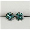 Image 1 : 10K WHITE GOLD MOISSANITE(1.5CT) EARRINGS