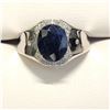 Image 1 : SILVER SAPPHIRE(4.15CT) RING
