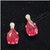 Image 2 : 10K YELLOW GOLD RUBY(1.04CT) MOISSANITE