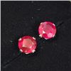 Image 2 : WHITE GOLD RUBY(2.1CT)  EARRINGS