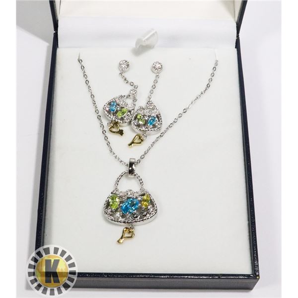 FASHION NECKLACE AND EARRING SET