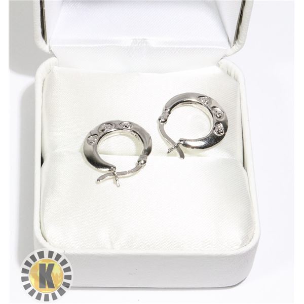 SILVER SMALL HOOP  EARRINGS