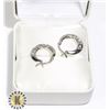 Image 1 : SILVER SMALL HOOP  EARRINGS