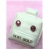 Image 3 : 14K WHITE GOLD RUBY (0.85CT) EARRINGS