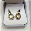 Image 1 : SILVER CITRINE  EARRINGS