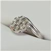 Image 3 : SILVER 7 DIAMONDS RING (~SIZE 7)