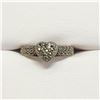 SILVER MARCASITE RING