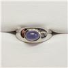 SILVER TANZANITE(1.7CT) RING