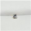 10K YELLOW GOLD CUBIC ZIRCONIA NOSE PIN NP