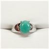 Image 1 : SILVER SAKOTA EMERALD(2.5CT) RING (~SIZE 6.5)