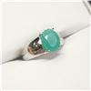 Image 2 : SILVER SAKOTA EMERALD(2.5CT) RING (~SIZE 6.5)