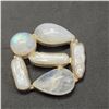 SILVER MOONSTONE WITH PEARLS PENDANT