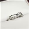 Image 3 : SILVER CUBIC ZIRCONIA PACK OF 10 RINGS