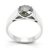 Image 1 : SILVER MOISSANITE (ROUND 8.5 MM)(2.35CT) RHODIUM