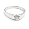 Image 3 : SILVER MOISSANITE (ROUND 5 MM)(0.65CT) RHODIUM