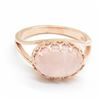 Image 1 : ROSE GOLD PLATED SILVER ROSE QUARTZ(6.7CT) ROSE