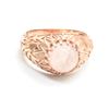 ROSE GOLD PLATED SILVER ROSE QUARTZ(4.3CT)