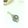Image 1 : SILVER GENUINE TAHITIAN PEARL 13-15MM PENDANT