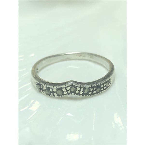 SILVER MARCASITE  RING