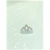 14K WHITE GOLD CUBIC ZIRCONIA EARRINGS