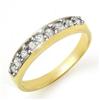 Image 1 : WEDDING ANNIVERSARY BAND 0.33ctw DIAMOND YELLOW GOLD