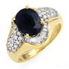 Image 1 : CERTIFIED 3.13ctw SAPPHIRE & DIAMOND RING 14K GOLD