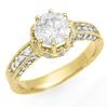 Image 1 : FAMOUS 1.75ctw DIAMOND ENGAGEMENT RING 14KT YELLOW GOLD