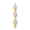 Image 1 : OVERSTOCK 1.0ctw DIAMOND DROP PENDANT 14KT YELLOW GOLD