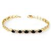 Image 1 : CERTIFIED 1.75 ctw SAPPHIRE LADIES BRACELET YELLOW GOLD