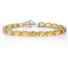 Image 1 : OVERSTOCK 25.67ctw CITRINE LADIES BRACELET WHITE GOLD