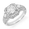 Image 1 : CERTIFIED 2.0ct DIAMOND ENGAGEMENT RING 14K WHITE GOLD