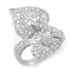 Image 1 : CERTIFIED 1.0ctw DIAMOND LADIES FASHION RING WHITE GOLD