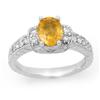 Image 1 : ELEGANT 2.25ctw YELLOW SAPPHIRE & DIAMOND RING 14K GOLD