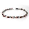 Image 1 : CERTIFIED 4.70ctw PINK TOURMALINE & DIAMOND BRACELET