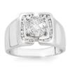 Image 1 : CERTIFIED QUALITY 2.08ctw DIAMOND MEN'S RING WHITE GOLD