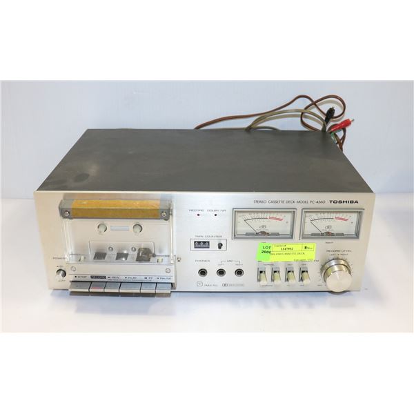TOSHIBA 4360 CASSETTE DECK