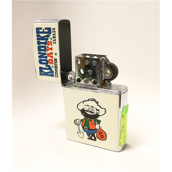 MASSIVE FUNCTIONING LIGHTER KLONDIKE MIKE