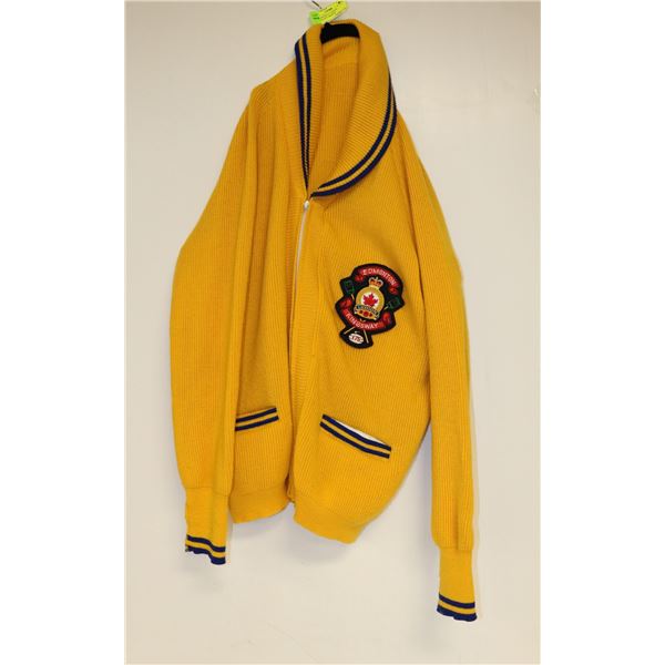 1950S KINGSWAY LEGION CURLING SWEATER SIZE MEDIUM