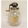 Image 1 : LARGE DAZEY GLASS BUTTER CHURN