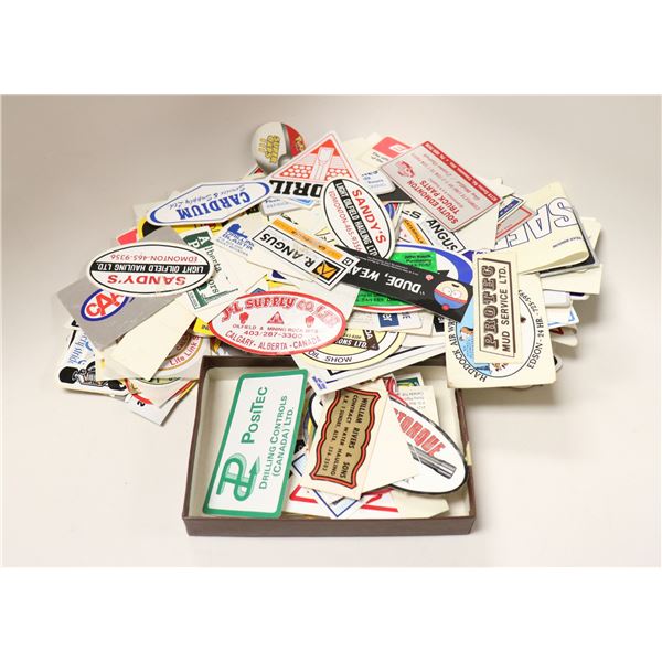 LARGE COLLECTION OF OILFIELD STICKERS AND MORE