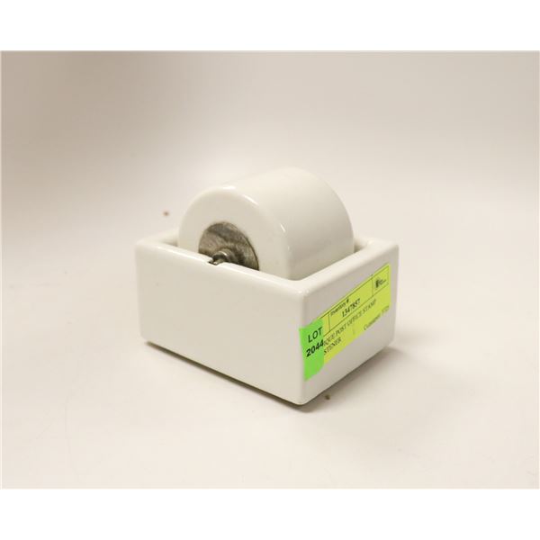 ANTIQUE POST OFFICE STAMP MOISTENER
