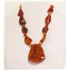 Image 1 : LARGE CHUNKY AMBER NECKLACE MADAME RAC