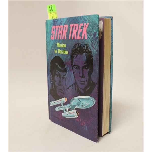1968 STAR TREK HARD COVER BOOK MISSION TO HOATIUS
