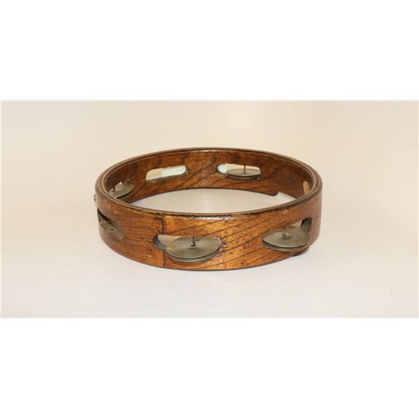 ANTIQUE TAMBOURINE WOODEN