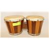 Image 1 : VINTAGE BONGO DRUM SET