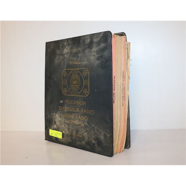 MASSIVE RIDER RADIO AND TV REPAIR MANUAL