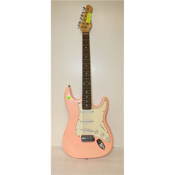 PINK DENSTONE STRAT ELECTRIC GUITAR